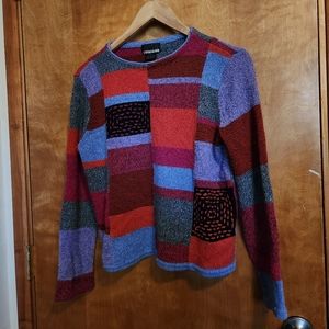 90s Patchwork Sweater